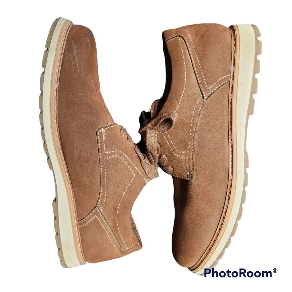 Madison Avenue Simpson Brown Faux Suede‎ Oxford Shoes